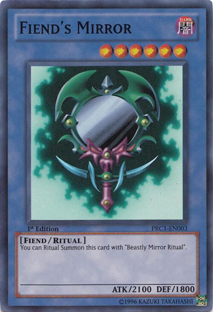 Fiend's Mirror (PRC1-EN003) - Super Rare
