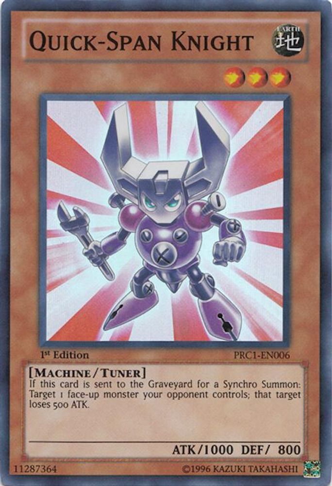 Quick-Span Knight (PRC1-EN006) - Super Rare