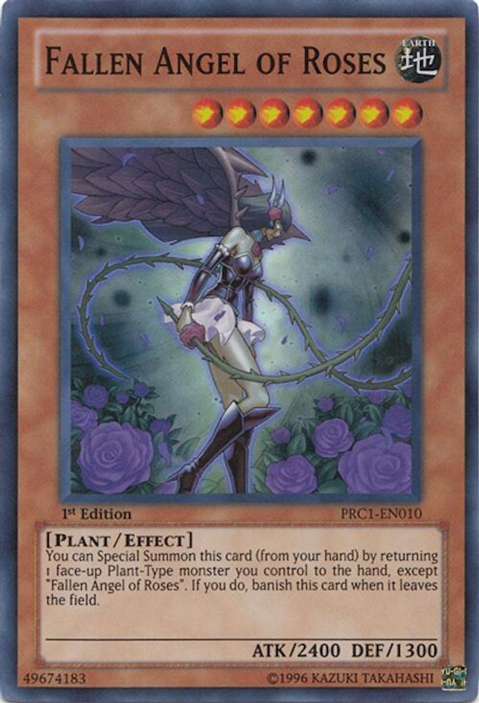 Fallen Angel of Roses (PRC1-EN010) - Super Rare