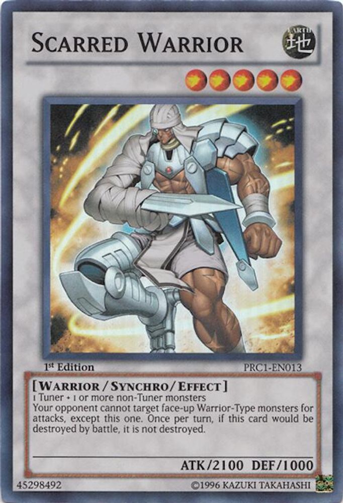 Scarred Warrior (PRC1-EN013) - Super Rare