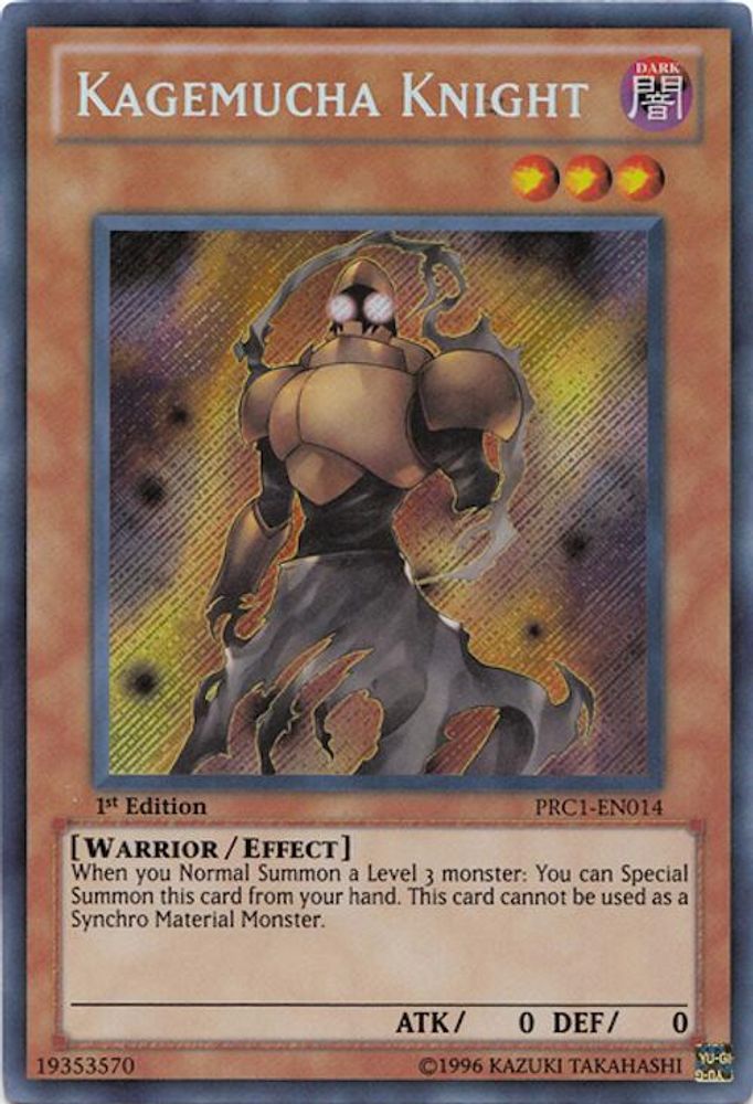 Kagemucha Knight (PRC1-EN014) - Secret Rare