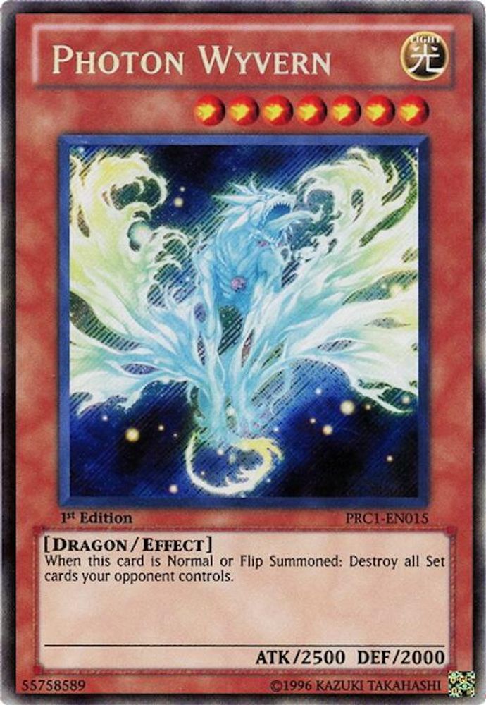 Photon Wyvern (PRC1-EN015) - Secret Rare