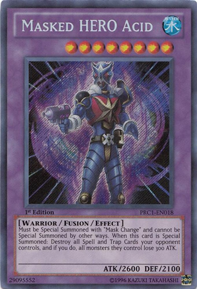 Masked HERO Acid (PRC1-EN018) - Secret Rare