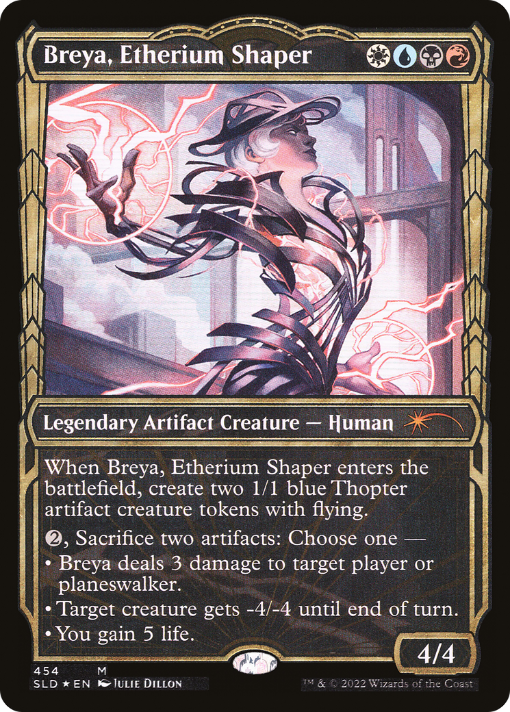 Breya, Etherium Shaper (Showcase Gilded Foil) [Secret Lair Drop Series] 