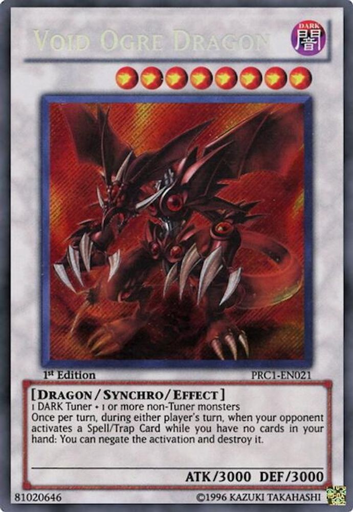 Void Ogre Dragon (PRC1-EN021) - Secret Rare