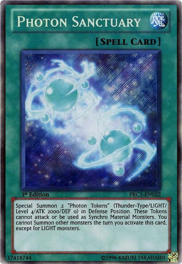 Photon Sanctuary (PRC1-EN022) - Secret Rare