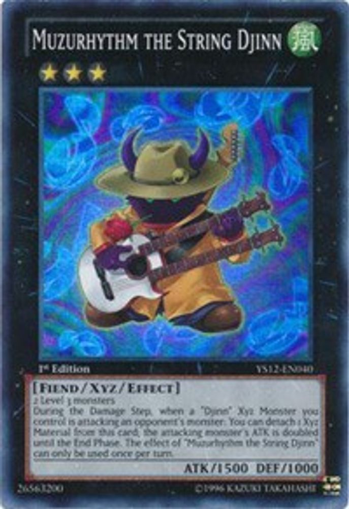 Muzurhythm le Djinn à cordes [YS12-EN040] Super Rare 