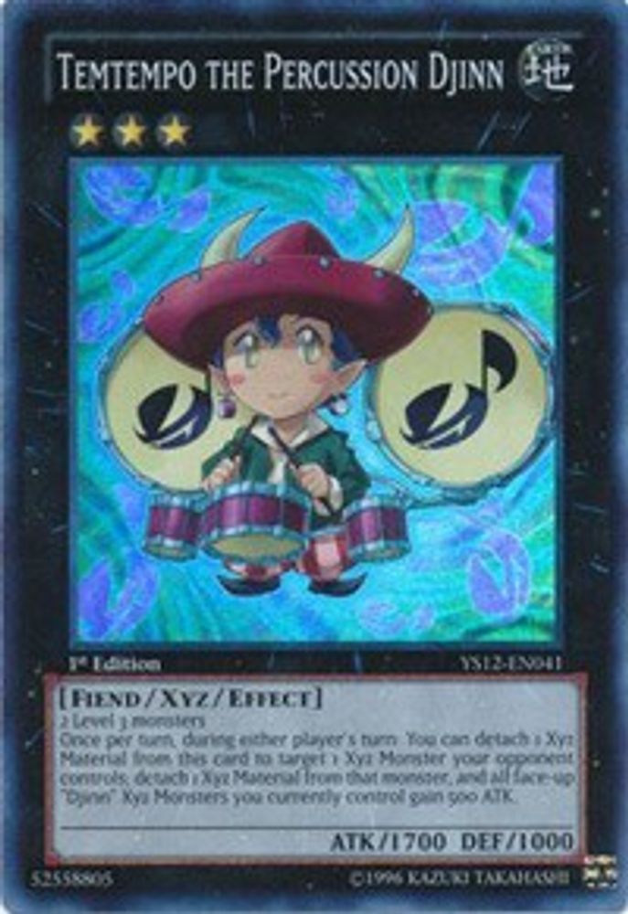 Temtempo le Djinn à percussion [YS12-EN041] Super Rare 