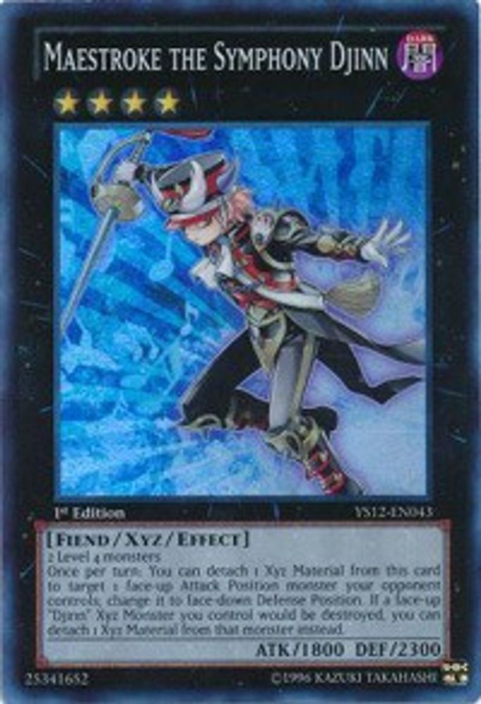 MaeStroke le Djinn Symphonique [YS12-EN043] Super Rare 