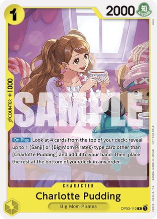 Charlotte Pudding (Tournament Pack 2024 Oct.-Dec.) (OP03-112) - Rare