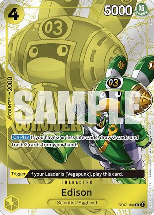 Edison (Winner Pack 2024 Oct.-Dec.) (OP07-100) - Common