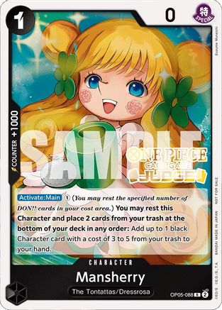 Mansherry (Judge Pack Vol. 4) (OP05-088) - Rare