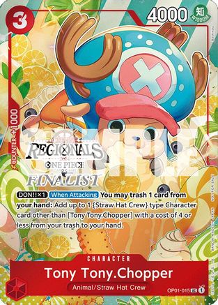 Tony Tony.Chopper (Offline Regional 2024 Vol. 3) [Finalist] (OP01-015) - Uncommon