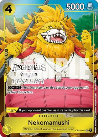 Nekomamushi (Offline Regional 2024 Vol. 3) [Finalist] (OP06-110) - Uncommon