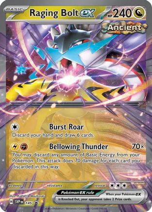 Raging Bolt ex 145  - Holofoil - Promo