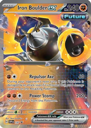 Iron Boulder ex 147  - Holofoil - Promo