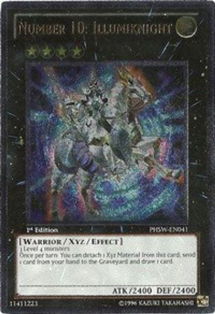 Number 10: Illumiknight (UTR) (PHSW-EN041) - Ultimate Rare