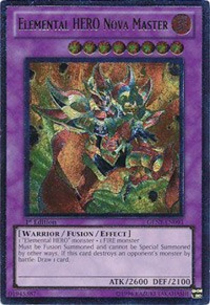 Elemental HERO Nova Master (UTR) (GENF-EN093) - Ultimate Rare