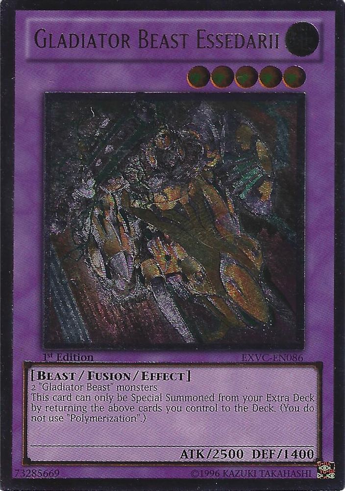 Gladiator Beast Essedarii (UTR) (EXVC-EN086) - Ultimate Rare