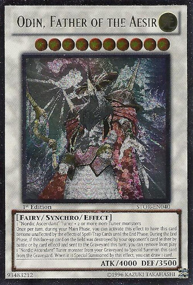 Odin, Father of the Aesir (UTR) (STOR-EN040) - Ultimate Rare