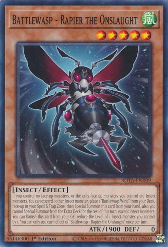 Battlewasp - Rapier the Onslaught (ROTA-EN009) - Common