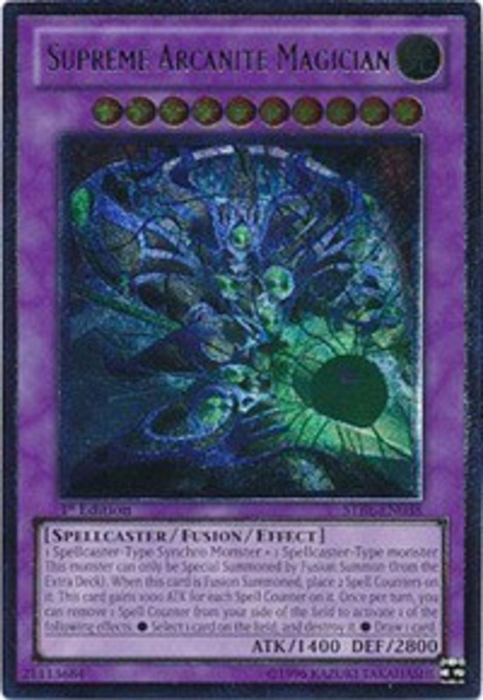 Supreme Arcanite Magician (UTR) (STBL-EN038) - Ultimate Rare