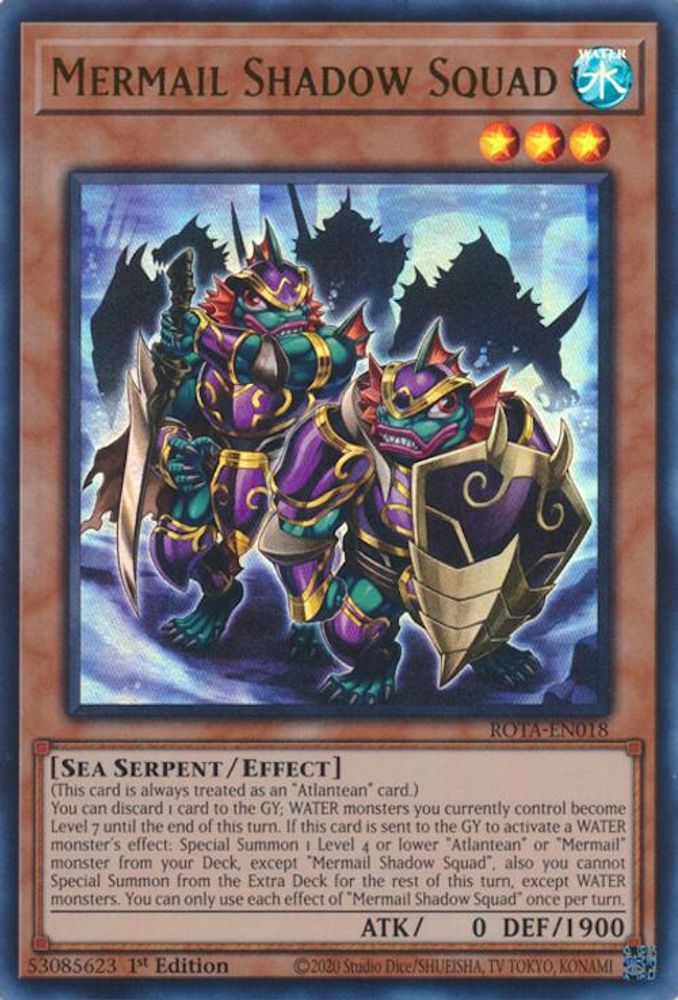 Mermail Shadow Squad (ROTA-EN018) - Ultra Rare