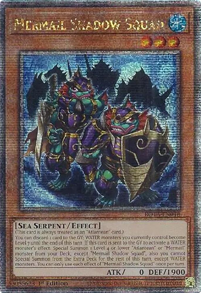 Mermail Shadow Squad (Quarter Century Secret Rare) (ROTA-EN018) - Quarter Century Secret Rare