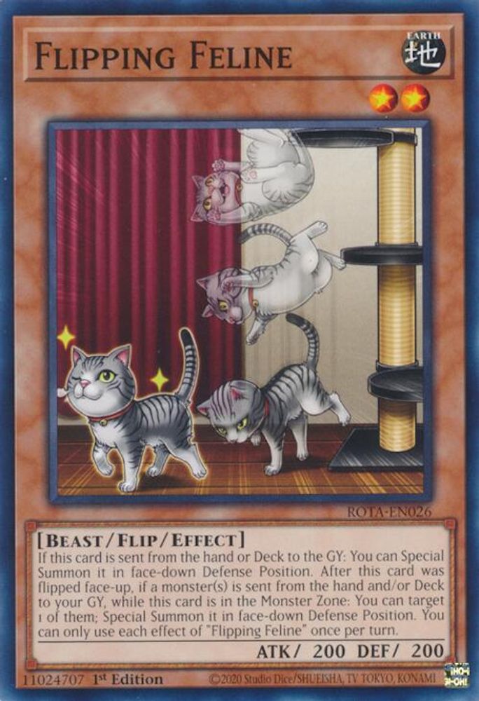 Flipping Feline (ROTA-EN026) - Common