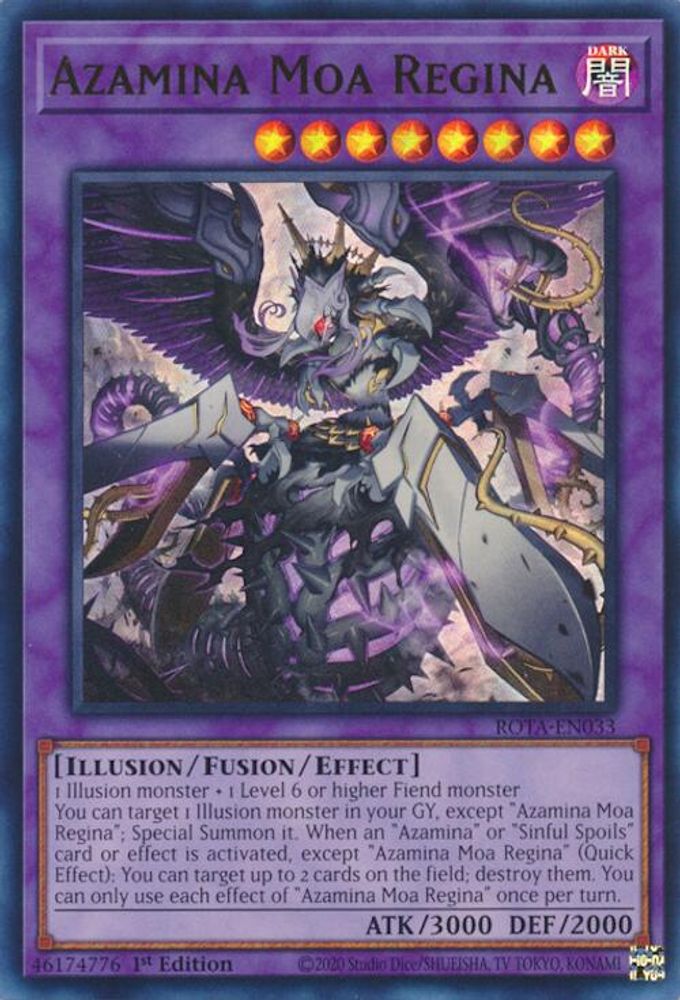 Azamina Moa Regina (ROTA-EN033) - Ultra Rare
