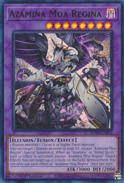 Azamina Moa Regina (ROTA-EN033) - Ultra Rare