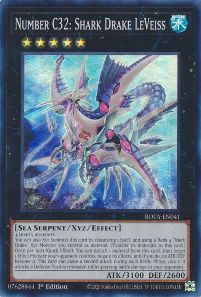 Number C32: Shark Drake LeVeiss (ROTA-EN041) - Super Rare