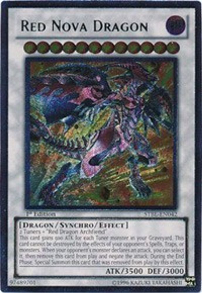 Red Nova Dragon (UTR) (STBL-EN042) - Ultimate Rare