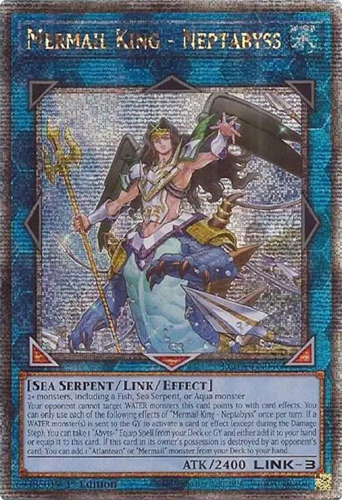 Mermail King - Neptabyss (Quarter Century Secret Rare) (ROTA-EN046) - Quarter Century Secret Rare