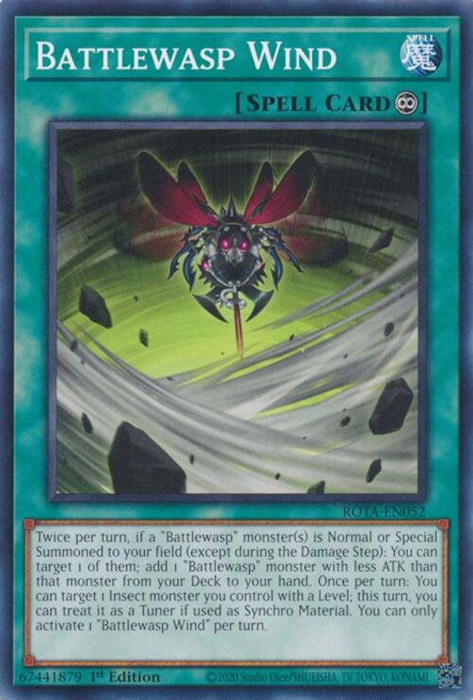 Battlewasp Wind (ROTA-EN052) - Common