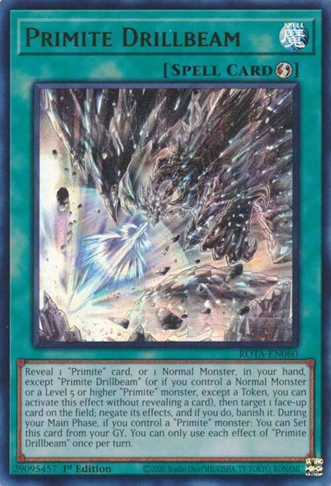 Primite Drillbeam (ROTA-EN060) - Ultra Rare