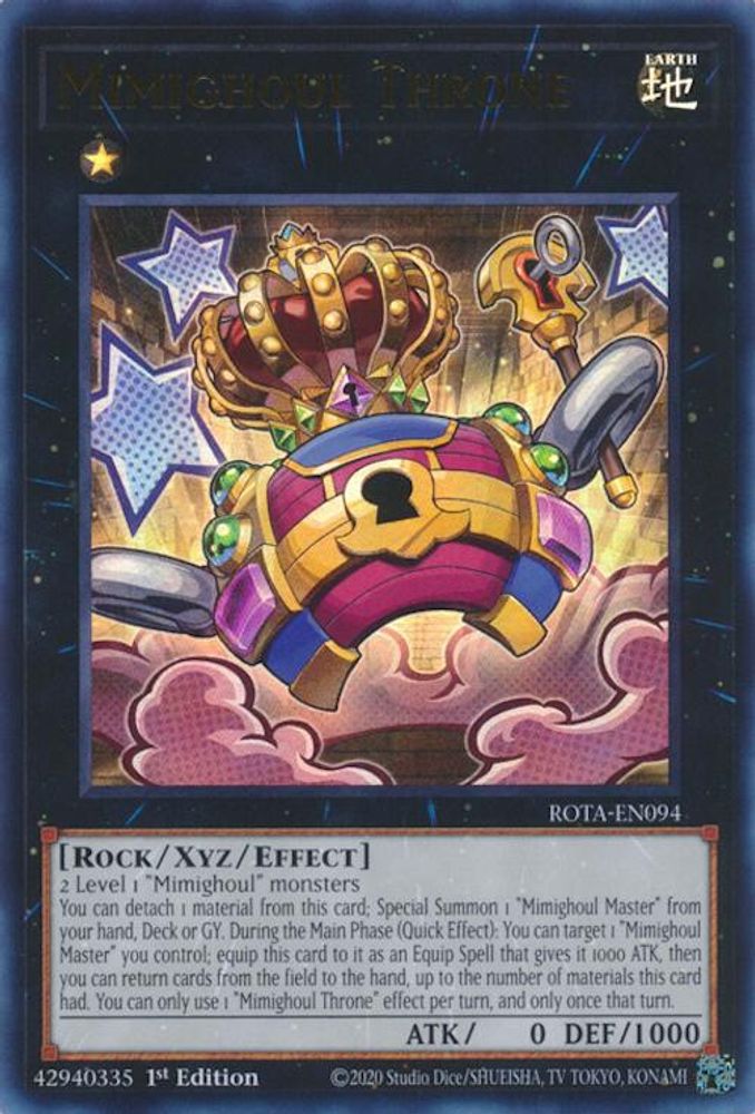 Mimighoul Throne (ROTA-EN094) - Ultra Rare