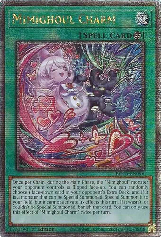 Mimighoul Charm (Quarter Century Secret Rare) (ROTA-EN096) - Quarter Century Secret Rare
