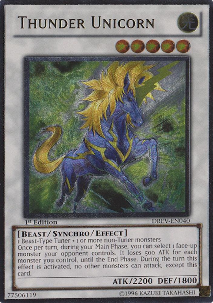 Licorne Tonnerre [DREV-EN040] Ultimate Rare 