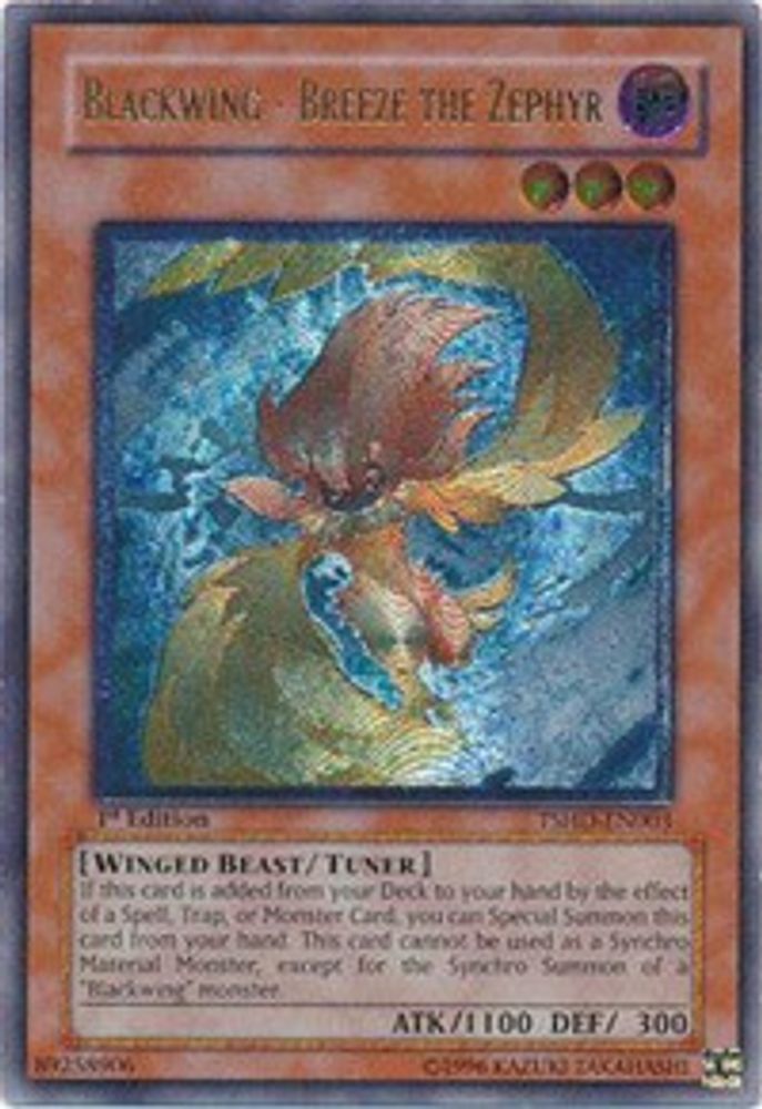 Blackwing - Breeze the Zephyr (UTR) (TSHD-EN003) - Ultimate Rare