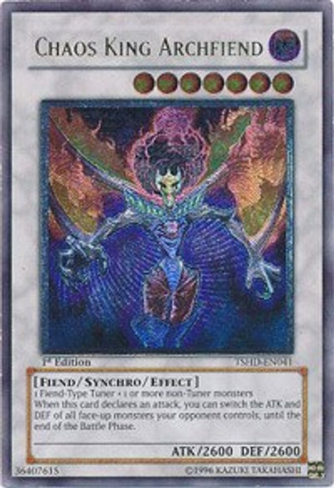 Chaos King Archfiend (UTR) (TSHD-EN041) - Ultimate Rare