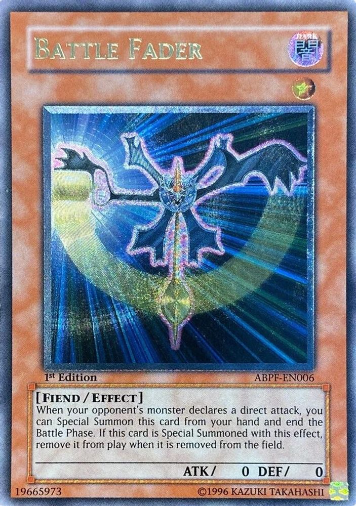 Battle Fader (UTR) (ABPF-EN006) - Ultimate Rare