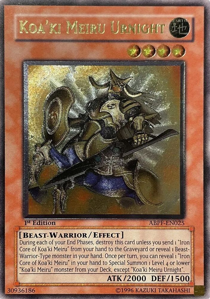 Koa'ki Meiru Urnight [ABPF-EN025] Ultime Rare 