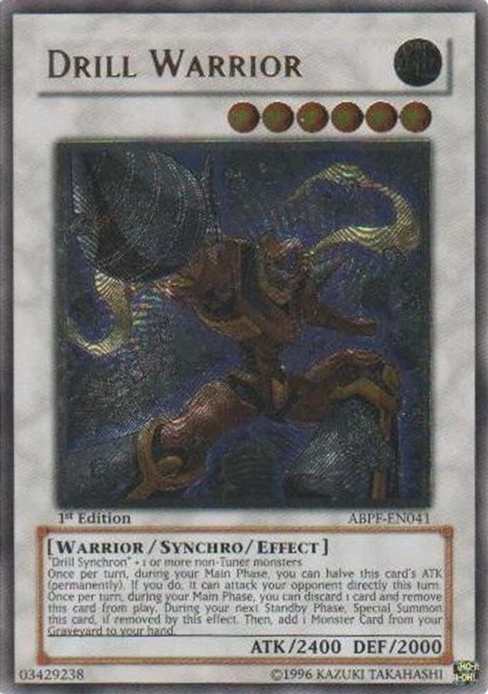 Drill Warrior [ABPF-EN041] Ultime Rare 