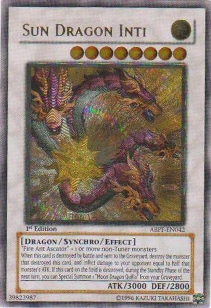 Sun Dragon Inti [ABPF-EN042] Ultime Rare 