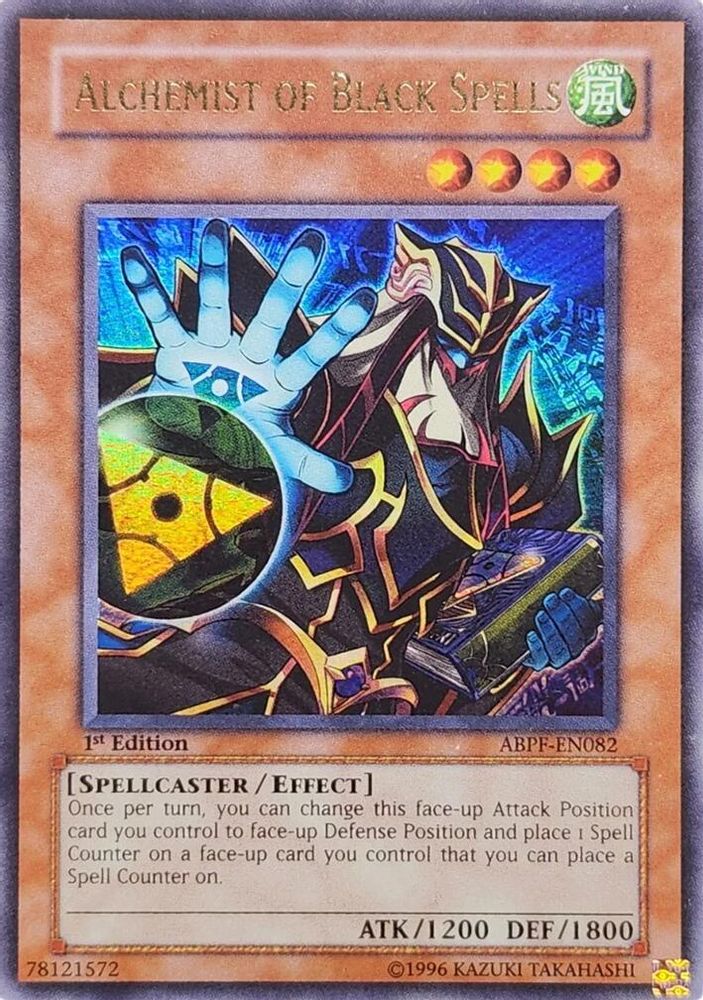 Alchimiste des sorts noirs [ABPF-EN082] Ultimate Rare 