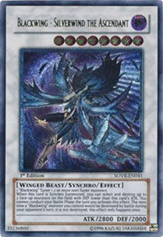 Blackwing - Silverwind the Ascendant (UTR) (SOVR-EN041) - Ultimate Rare