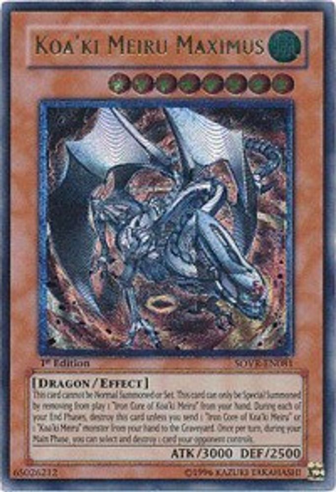 Koa'ki Meiru Maximus (UTR) (SOVR-EN081) - Ultimate Rare