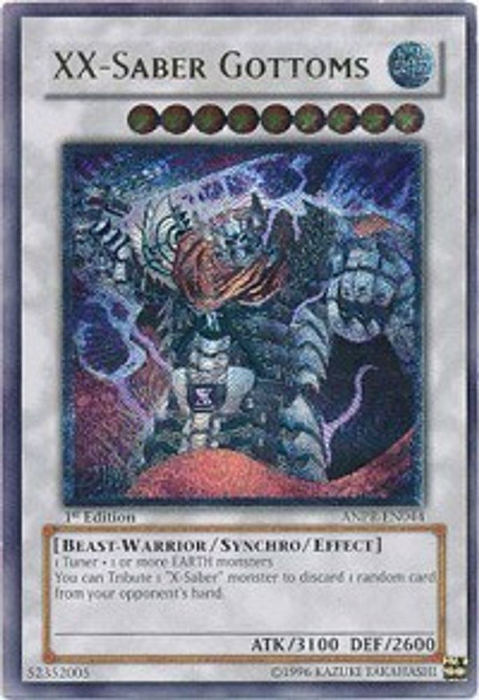 XX-Saber Gottoms (UTR) [ANPR-EN044] Ultime Rare 