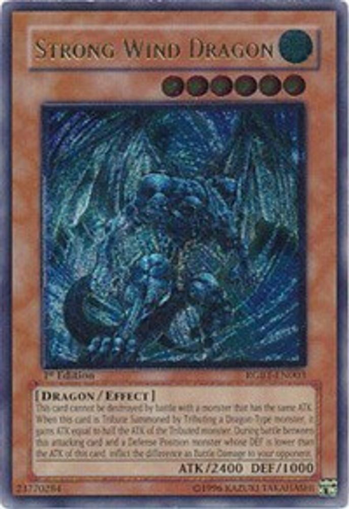 Strong Wind Dragon (UTR) (RGBT-EN003) - Ultimate Rare